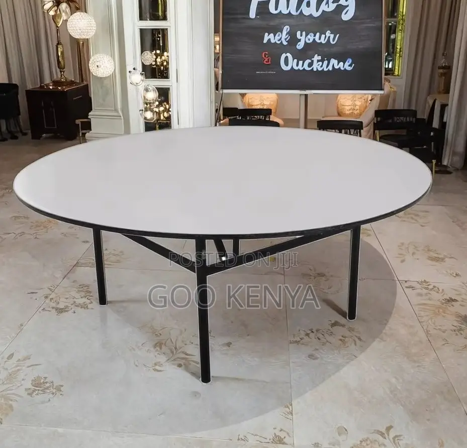 Home Table; Sturdy 1.5m Wooden Foldable Table For Kitchen Or Patio