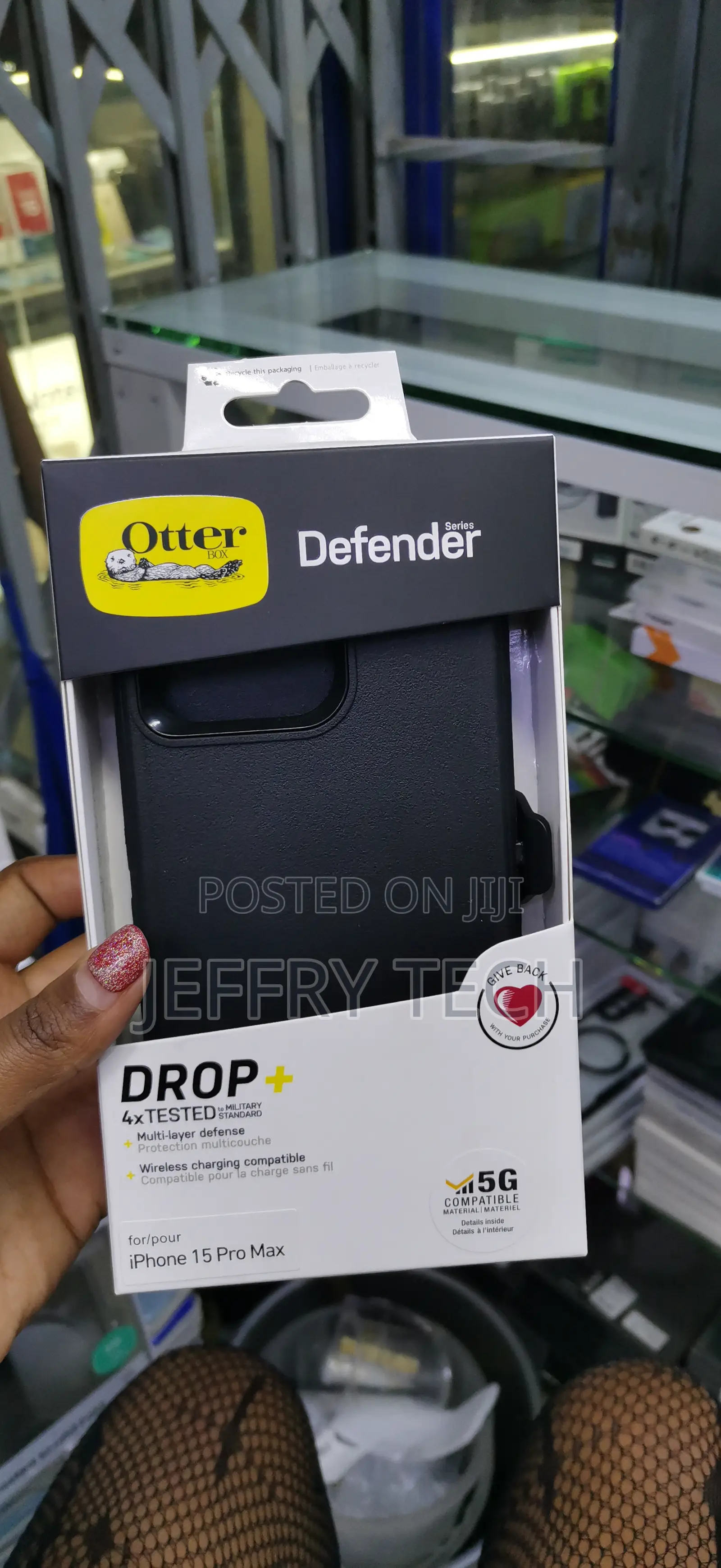 Rokii Otterbox iPhone 15 Pro Max Defender Rugged Durable