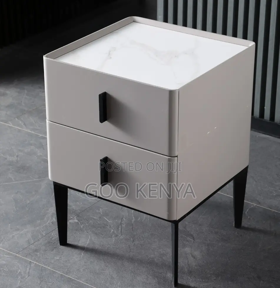 Home Cabinet; Contemporary Bedroom Nightstand Cabinet With Drawers