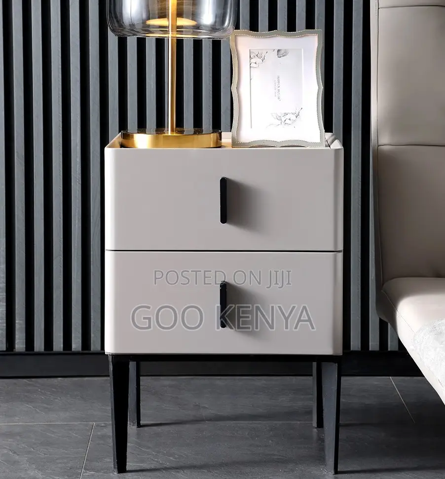 Home Cabinet; Contemporary Bedroom Nightstand Cabinet With Drawers