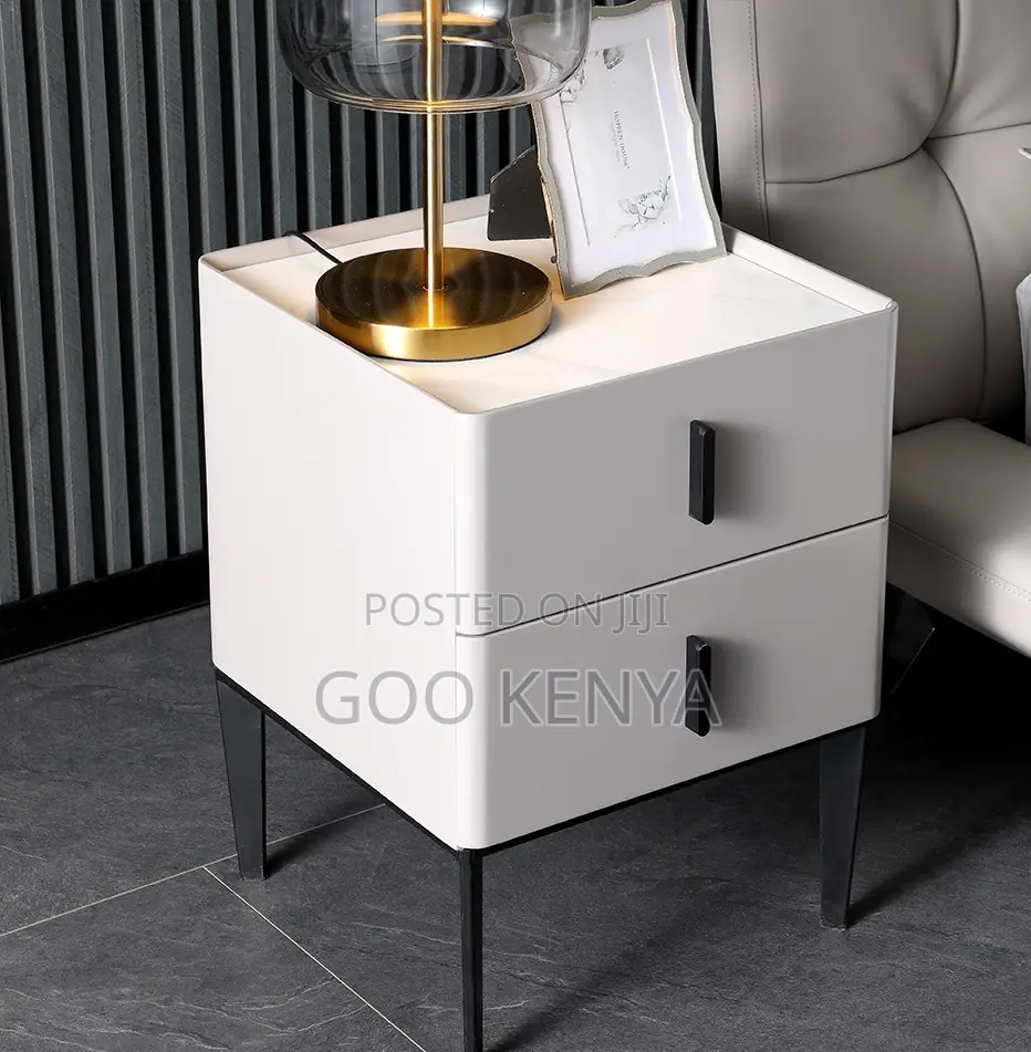 Home Cabinet; Contemporary Bedroom Nightstand Cabinet With Drawers