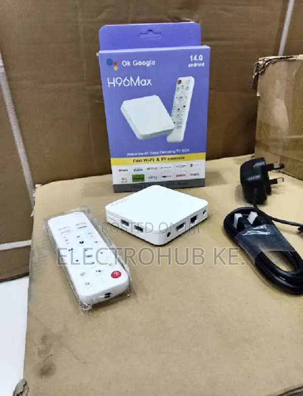 Fast H96max Android 14.0 4k Ultra High Definition 2+16 Smart Tv Box.