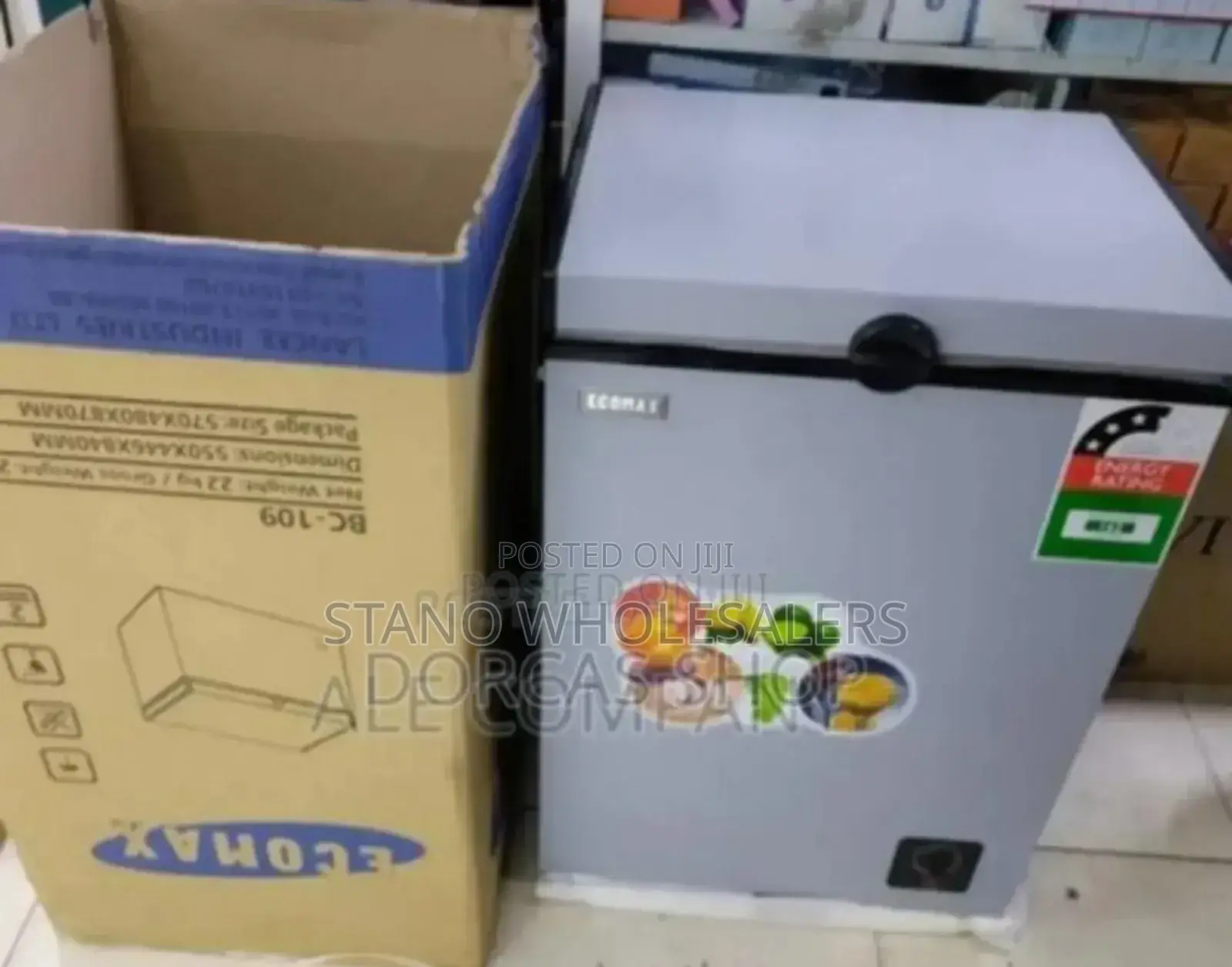 With Free Guard-Ecomax 90l Freezer
