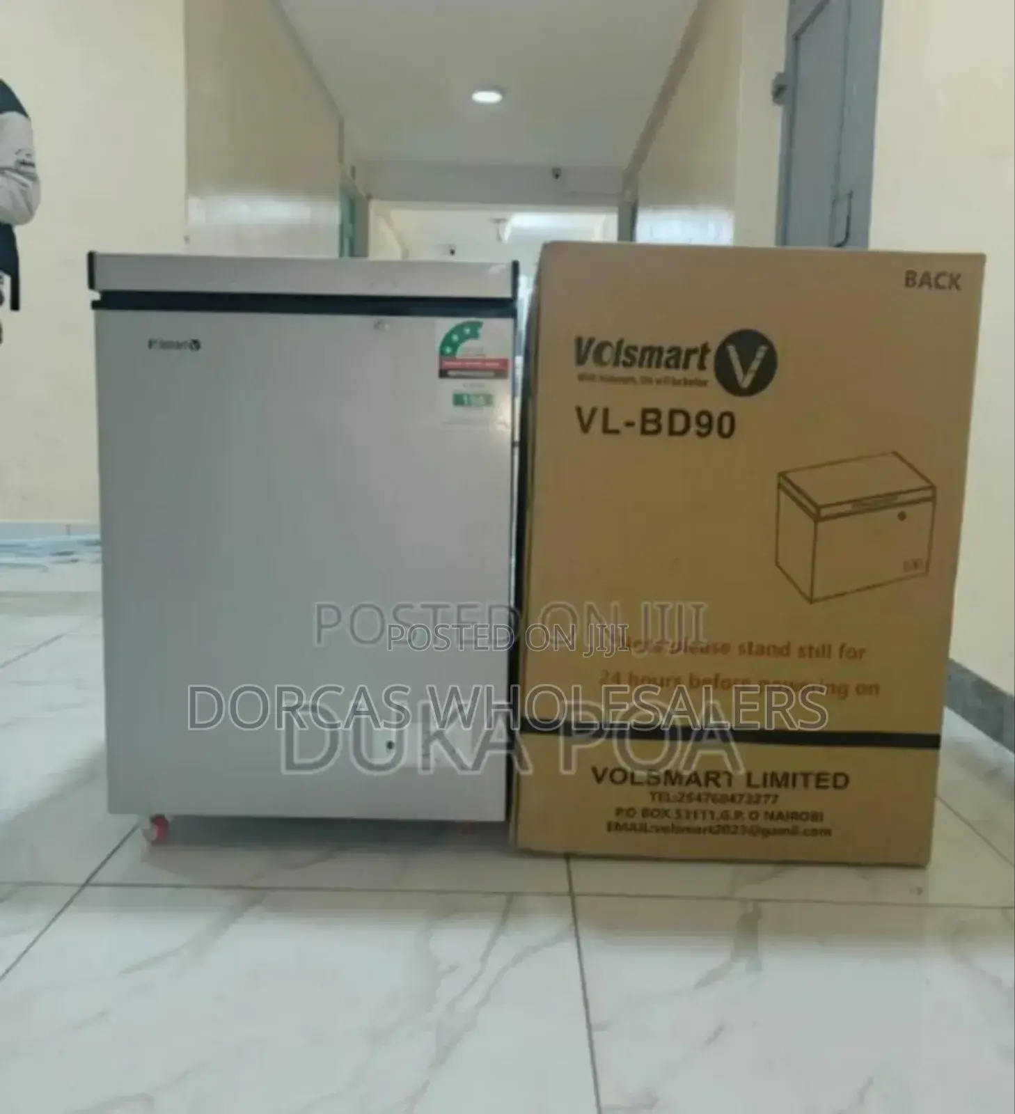 With Free Guard- Volsmart 90l Freezer