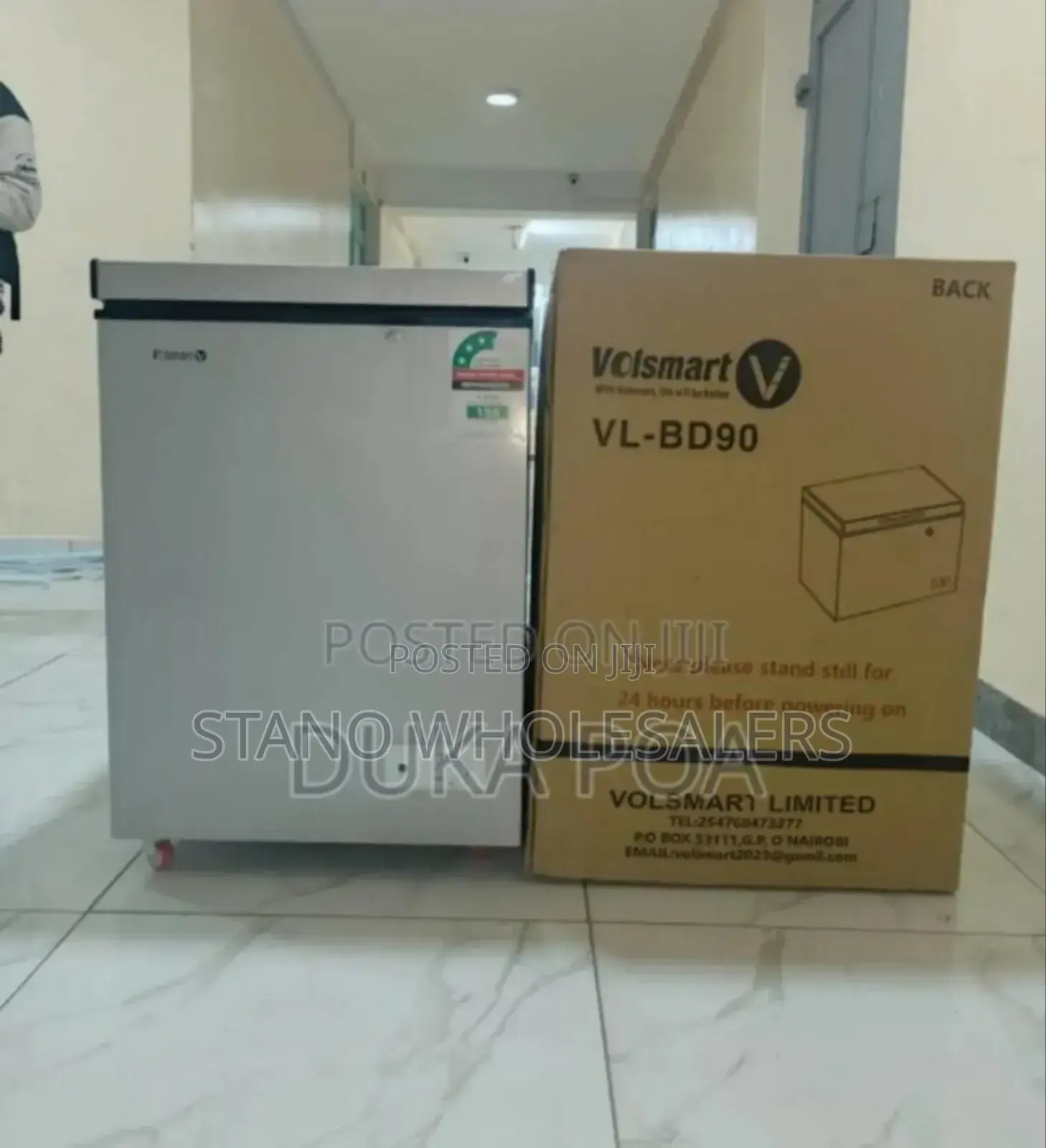 With Free Guard- Volsmart 90l Freezer