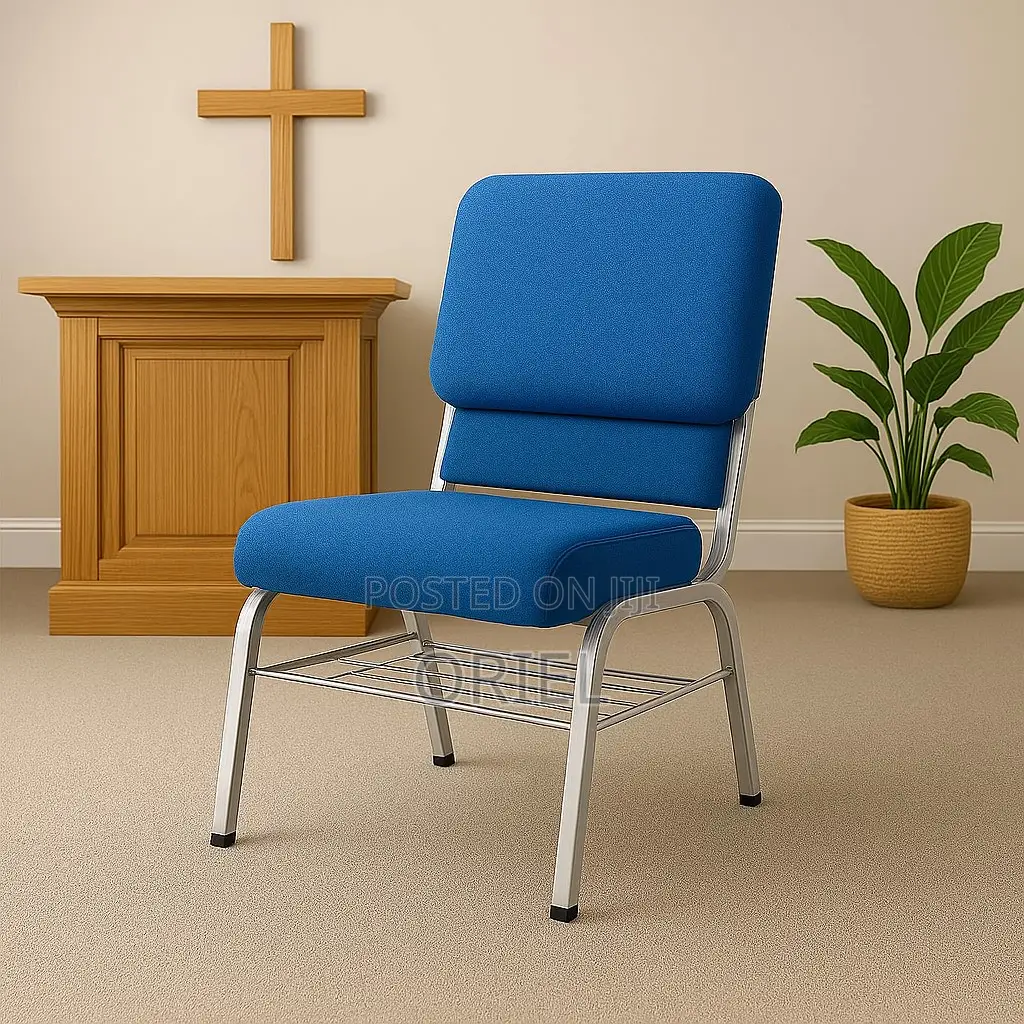 Modern Church Chair : Church/Theatre Fabric Customized Logo Chair