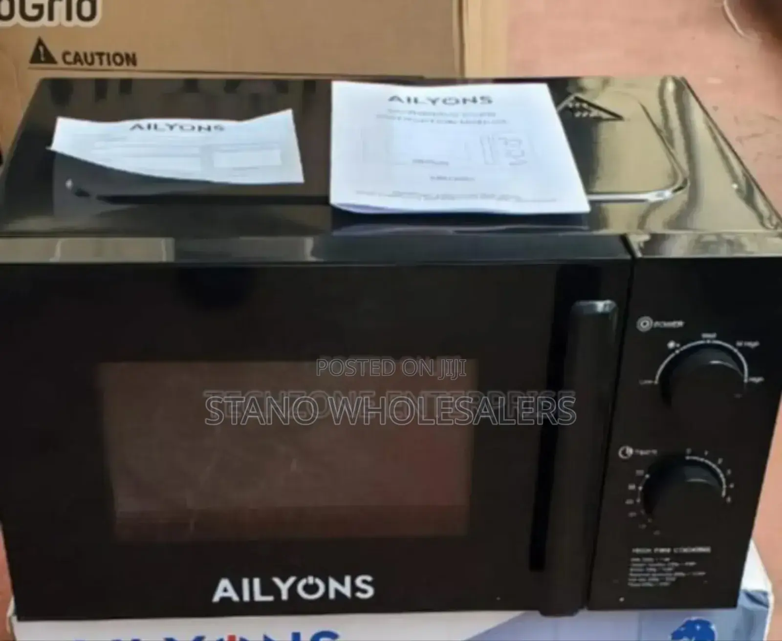 Colour Black - Ailyons Manual Microwave