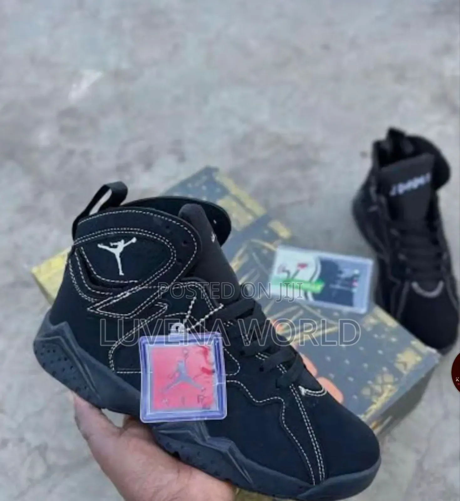 Air Jordan 7 Patta All Black