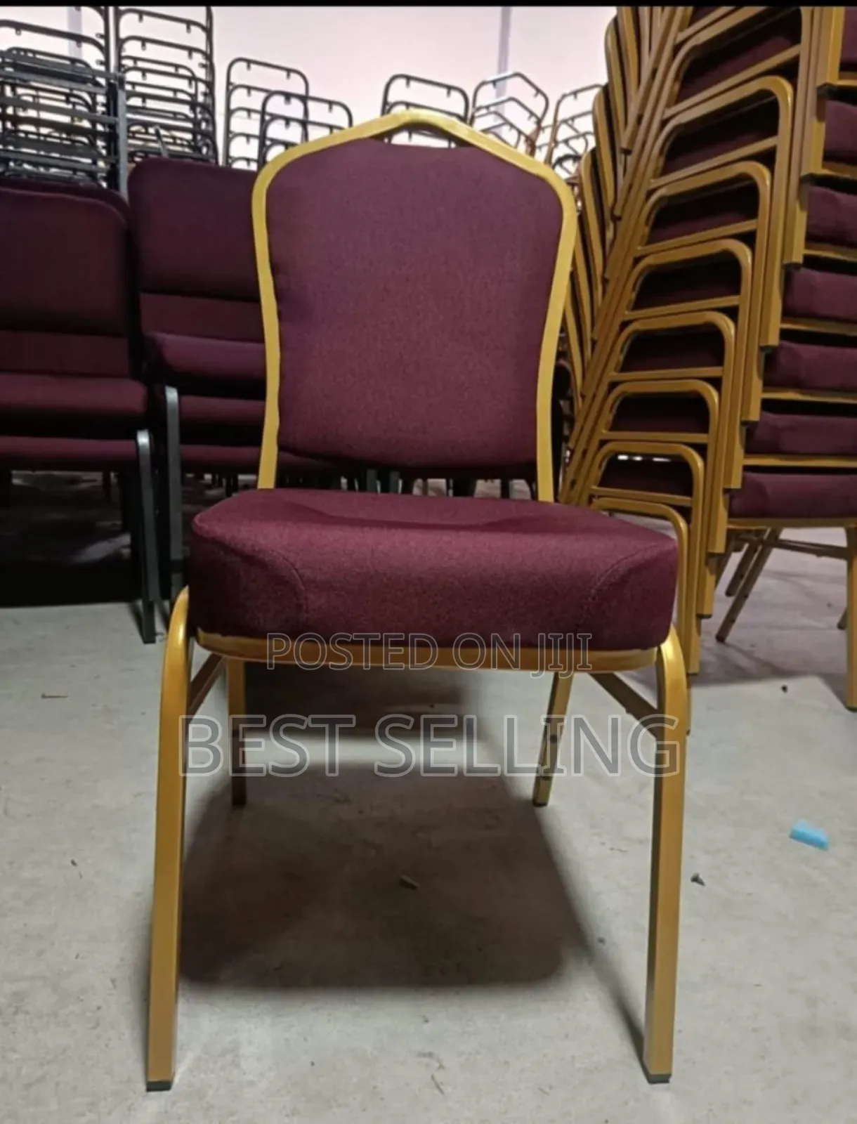 Maroon Heavy Duty Banquet Chairs