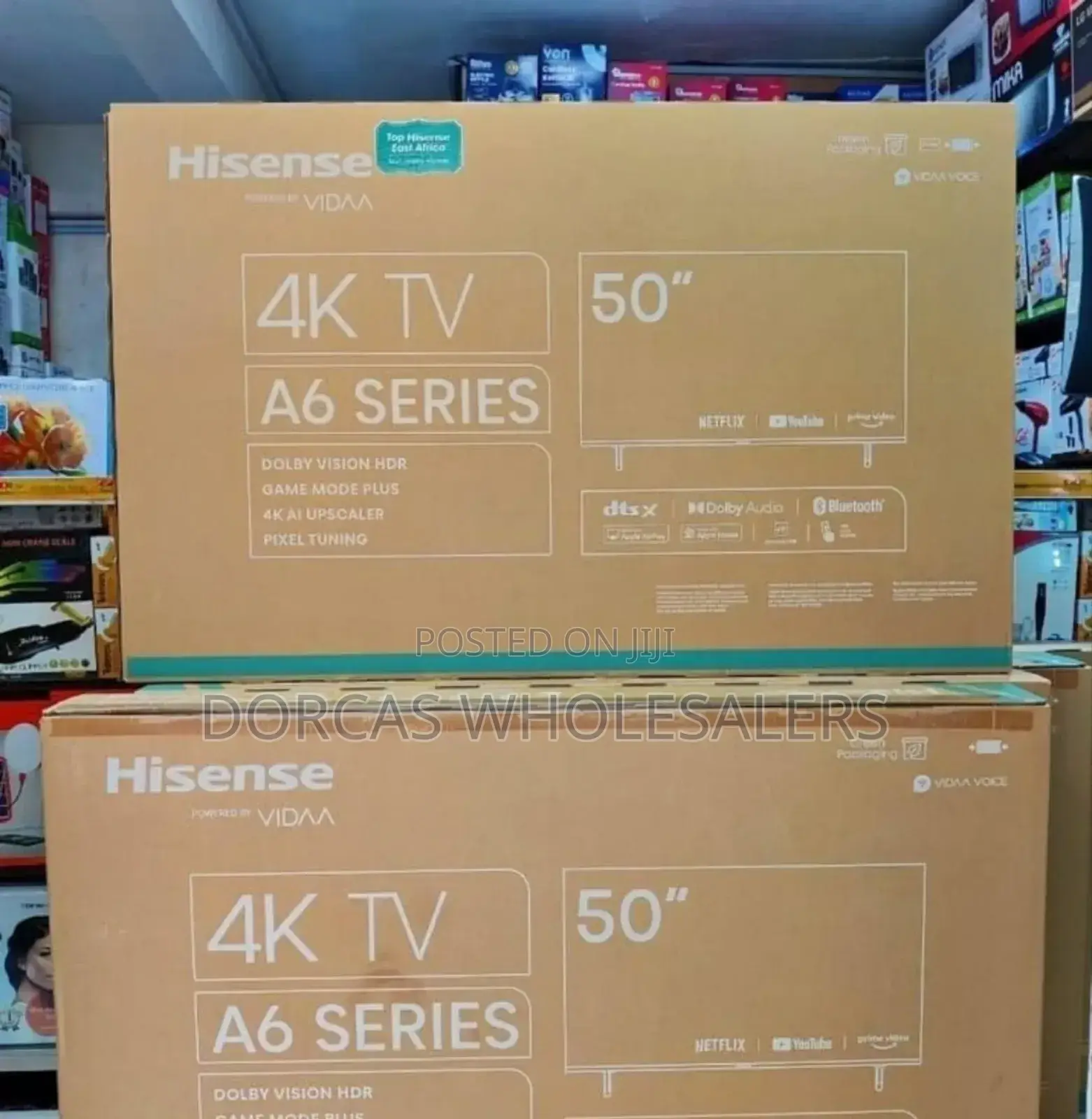 Youtube Netflix 50 Inch 4 K A6 Hisense Tv