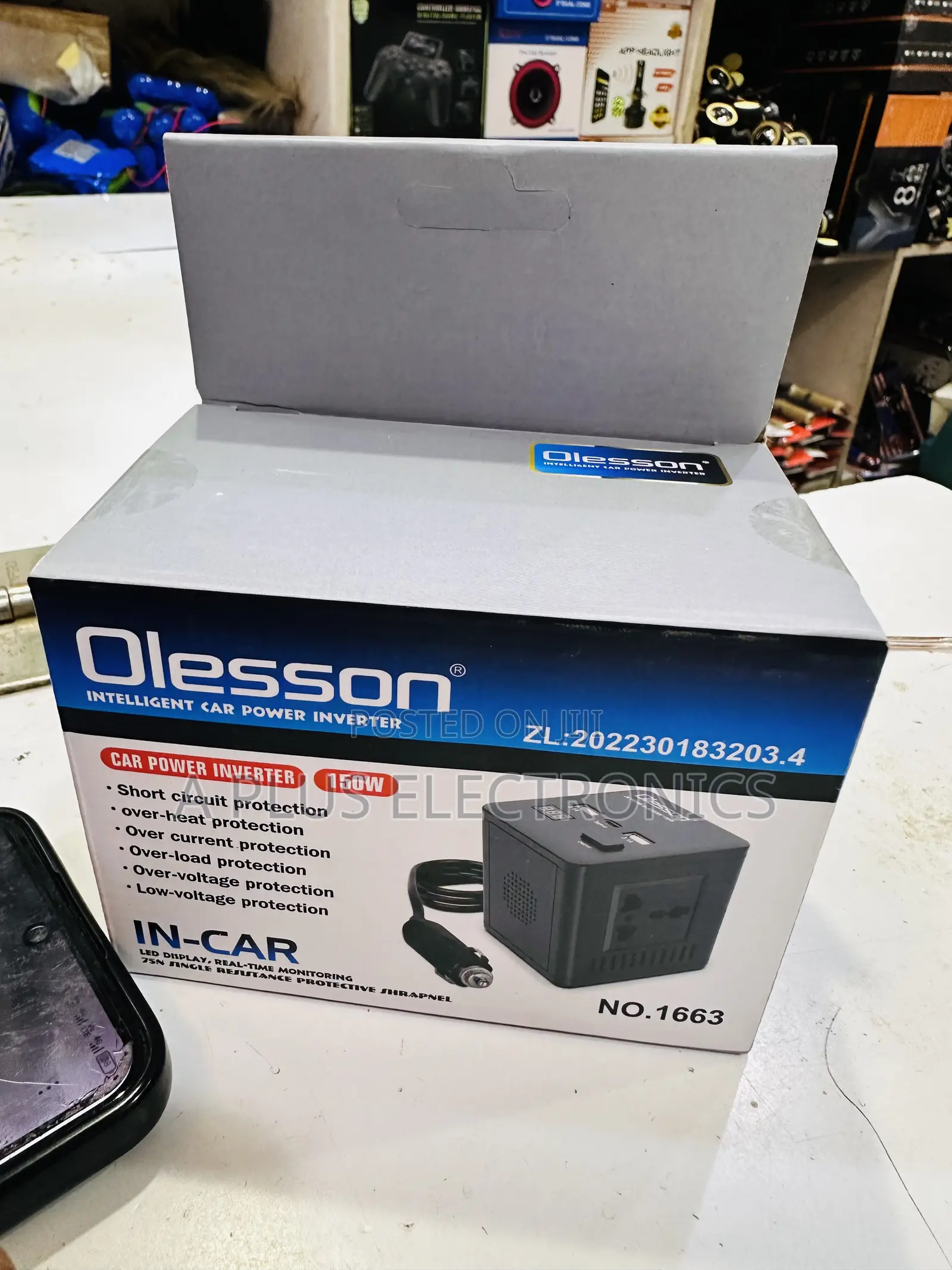 Olesson 1663 Car Inverter – Portable Power for Cars Suvs