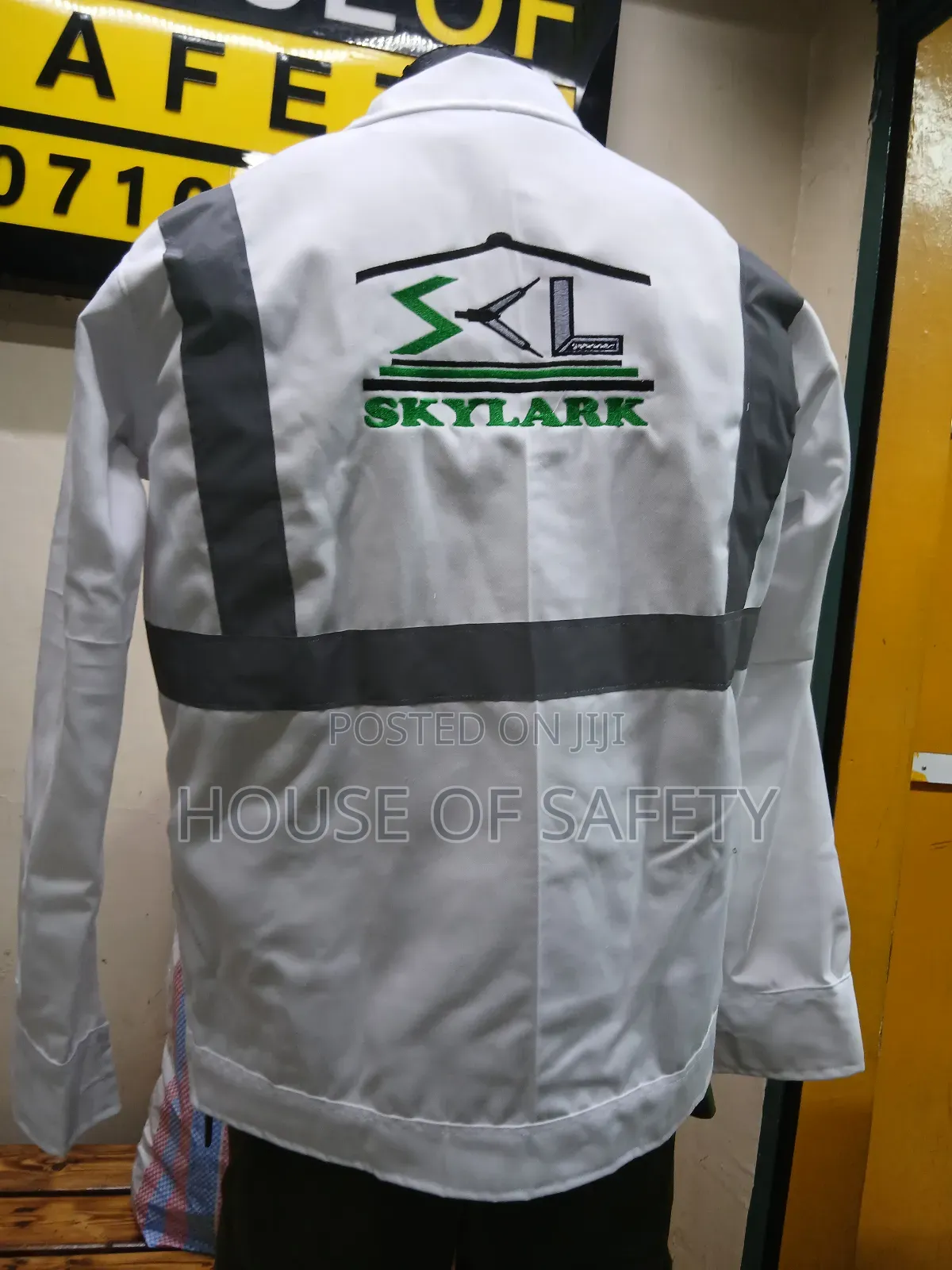 Industrial White Bodyguard Jacket