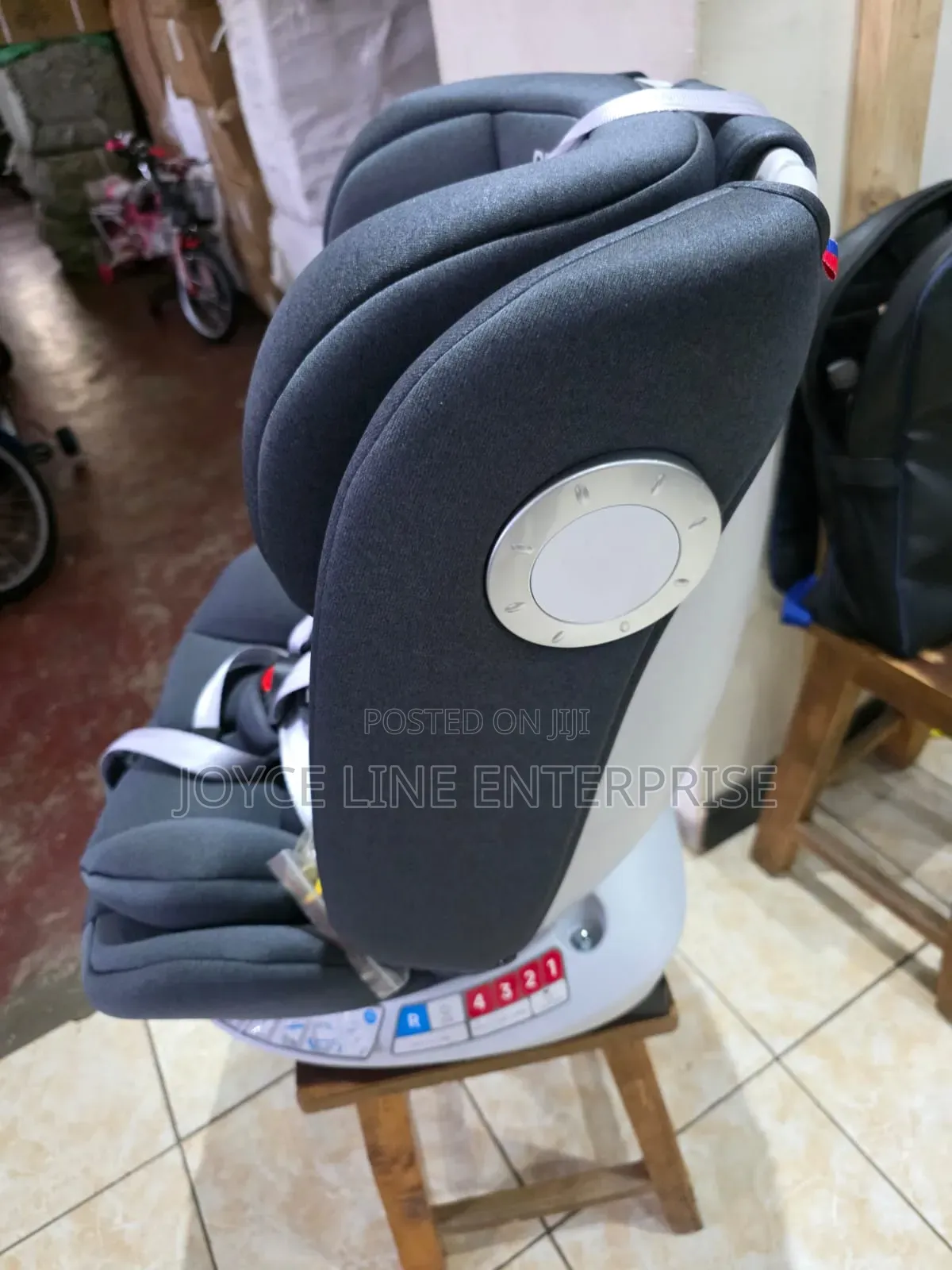 Beacood Car Seat/Isofix (Dark Grey, Light Grey)