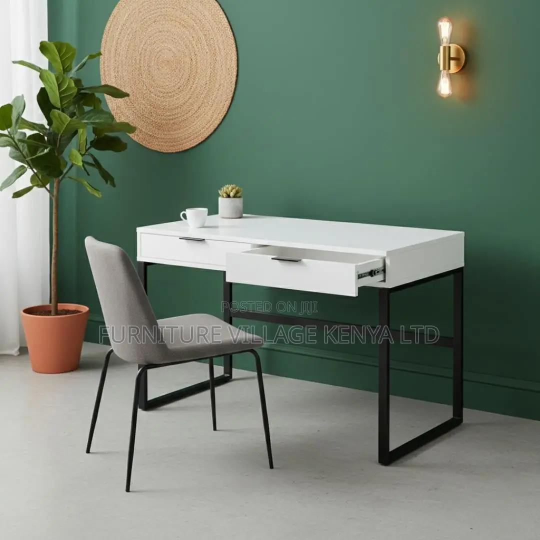 Generic Computer Desk With Drawers