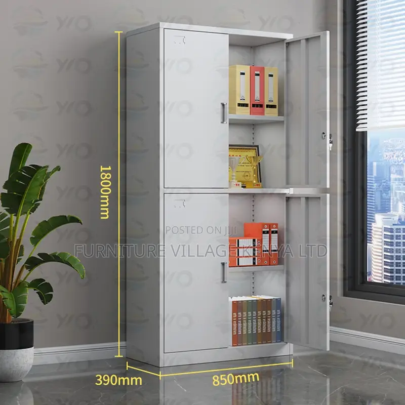 4-door Metallic Office Cabinet