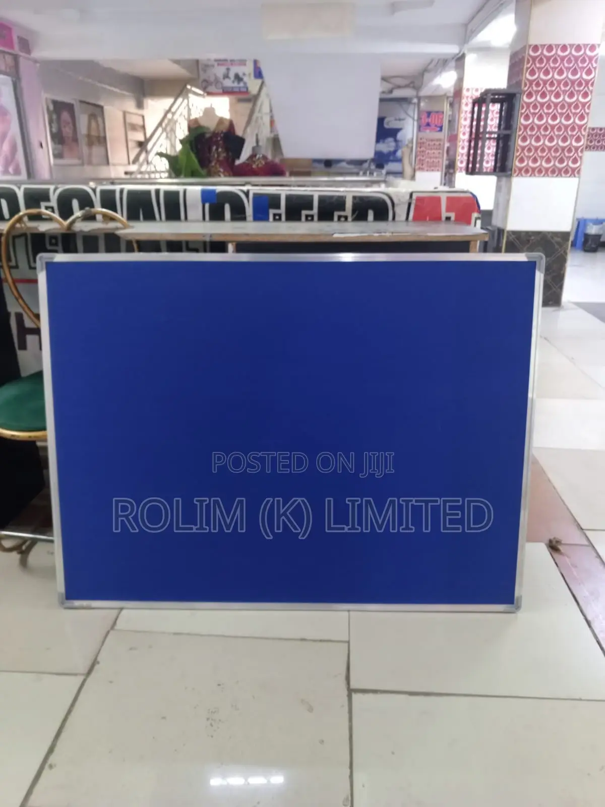 Blue Office Pinboard 4ft X 3ft Offer