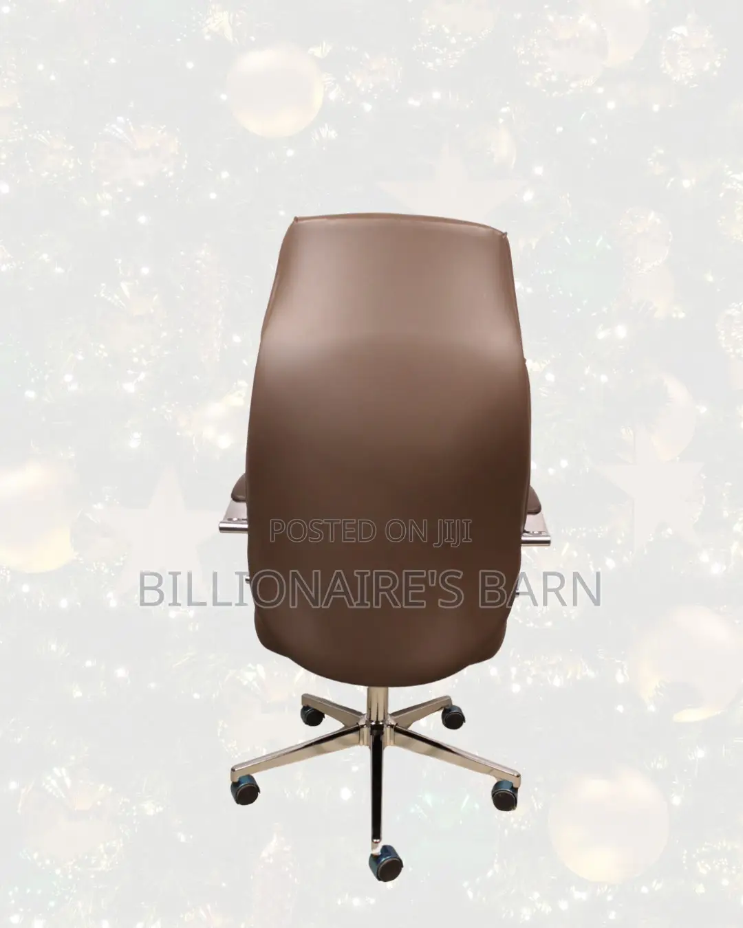 Executive Leather Chair • Stable Base, Premium Leather Finish