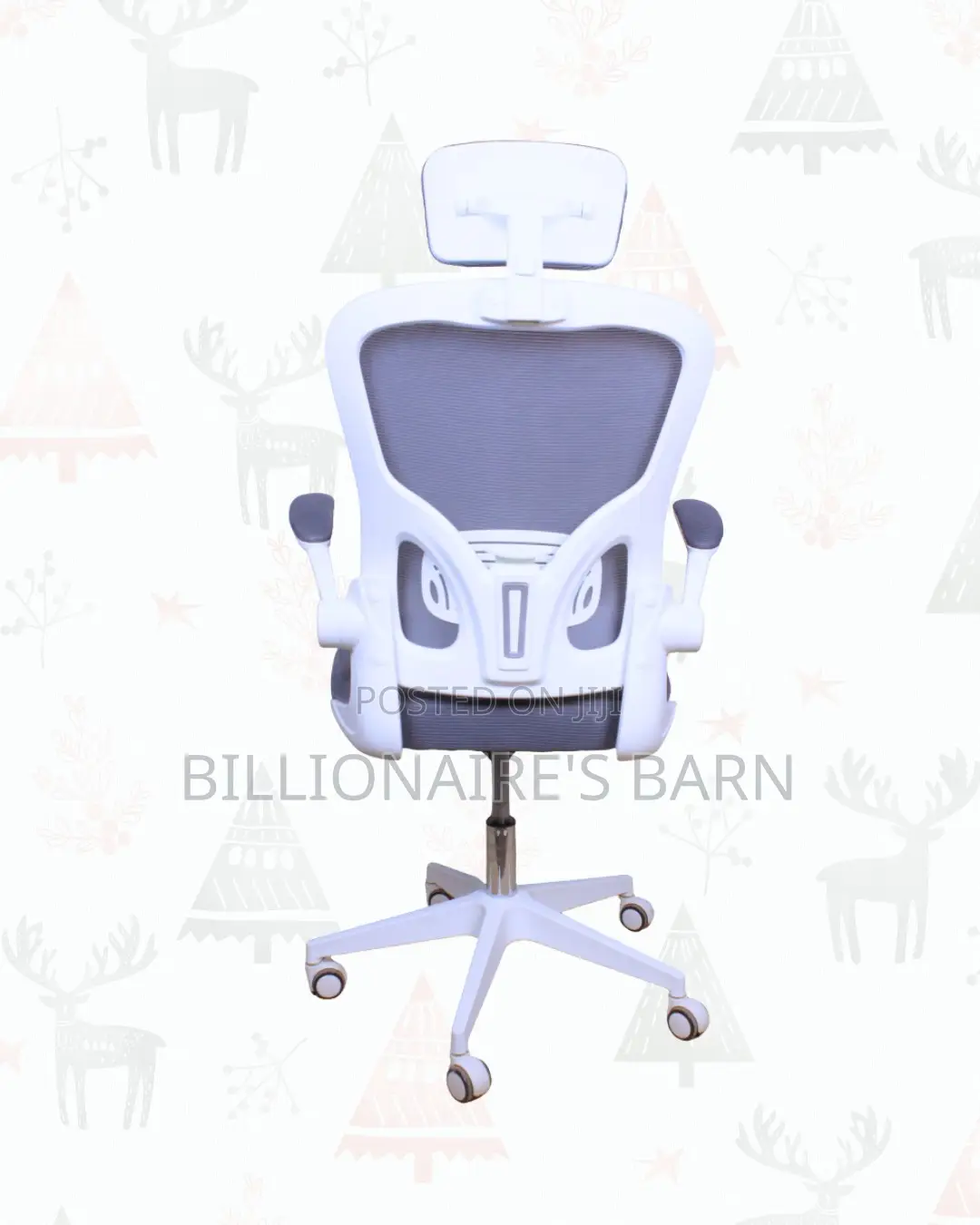 Flip-Up Arms Ergonomic Chair for Tight Spaces — Posture Support