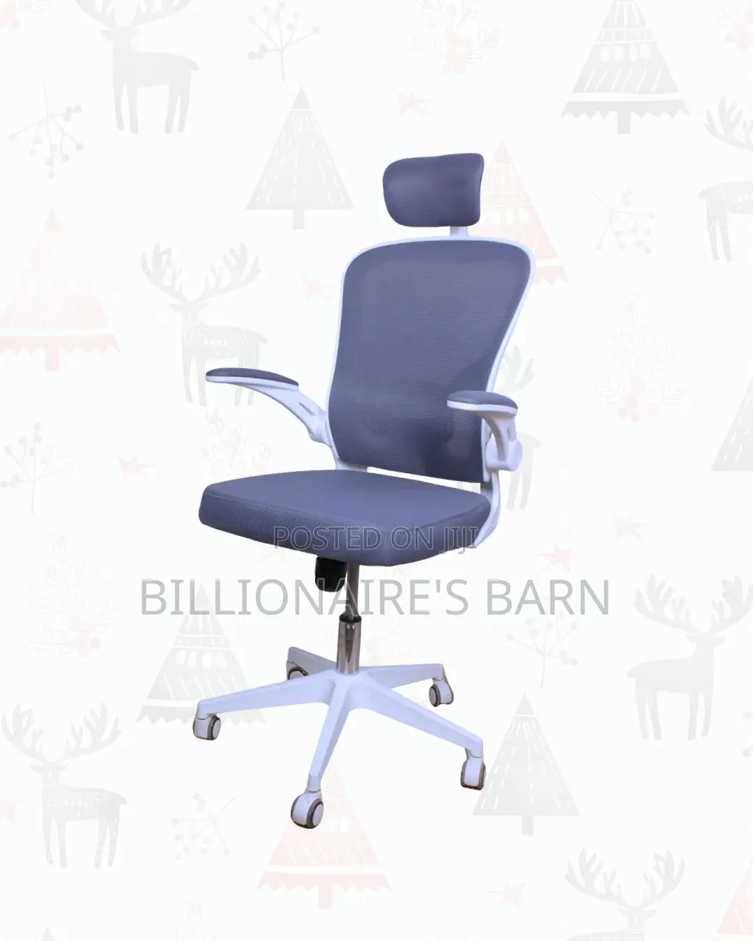 Flip-Up Arms Ergonomic Chair for Tight Spaces — Posture Support