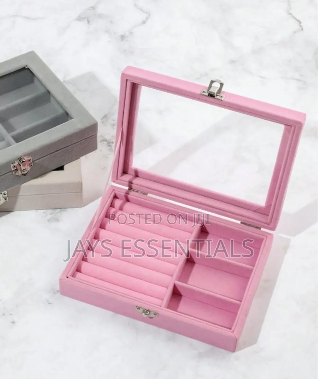 Multi-grid Jewelry Storage Box