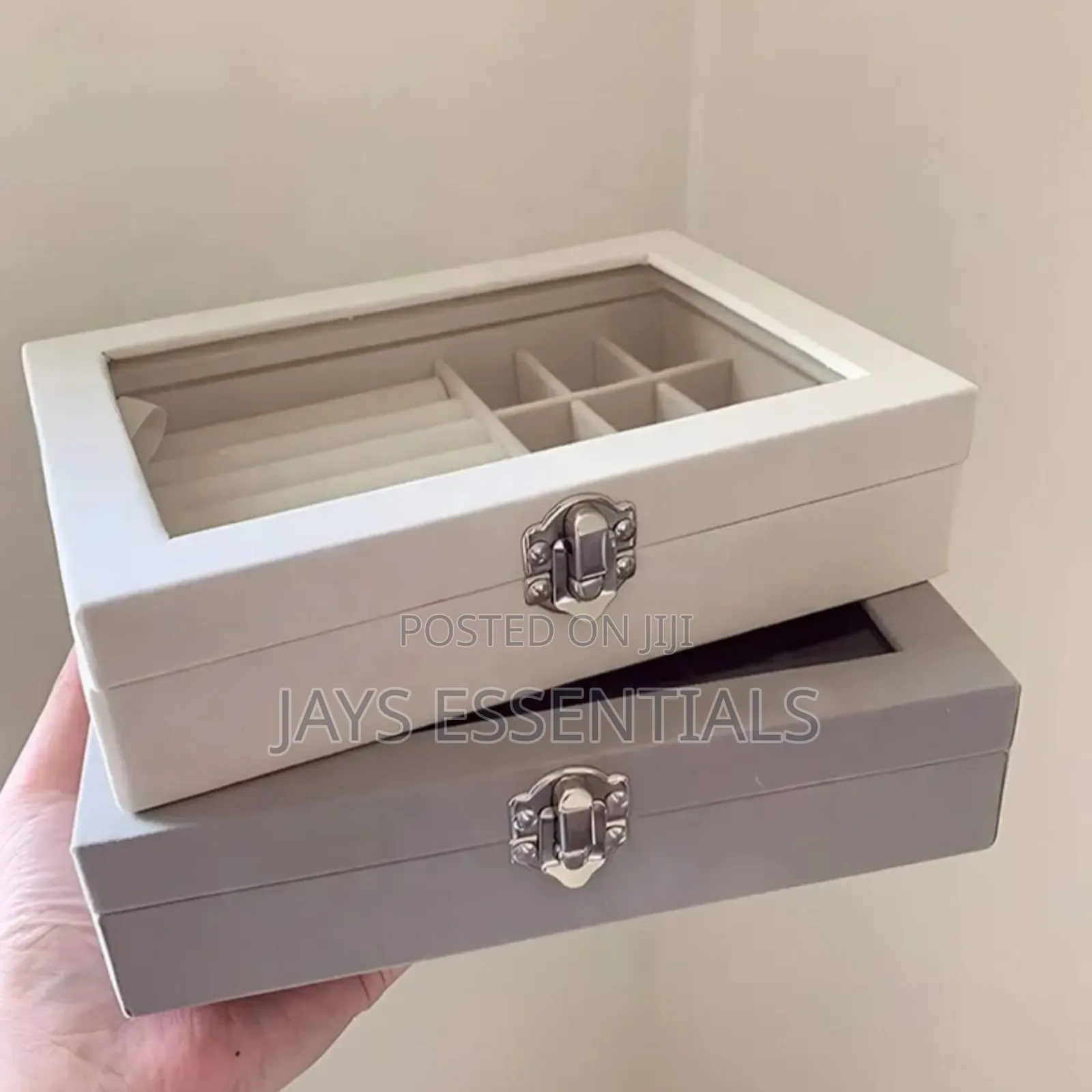 Multi-grid Jewelry Storage Box