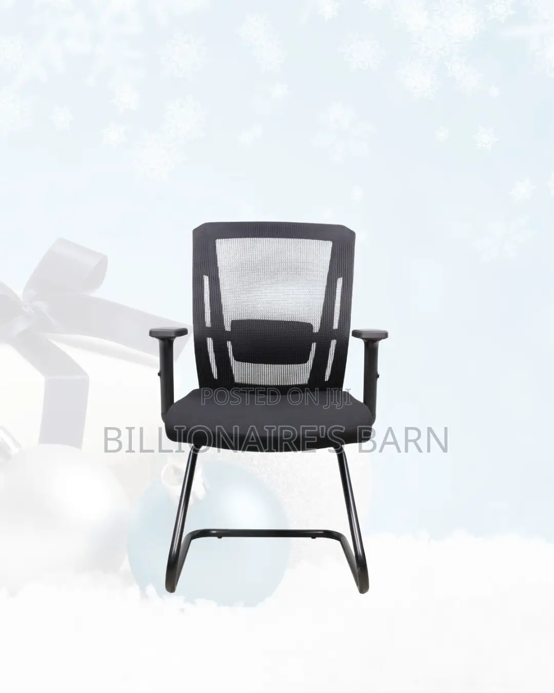 Visitor Office Chair With Stable Base • Neat Professional Look.