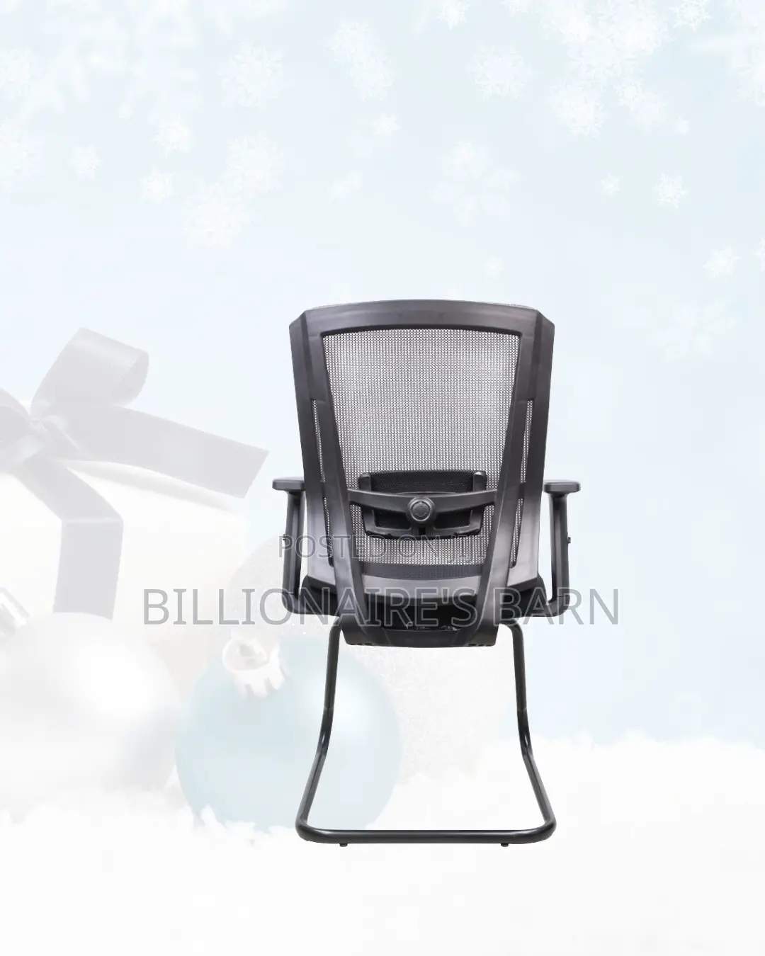 Visitor Office Chair With Stable Base • Neat Professional Look.