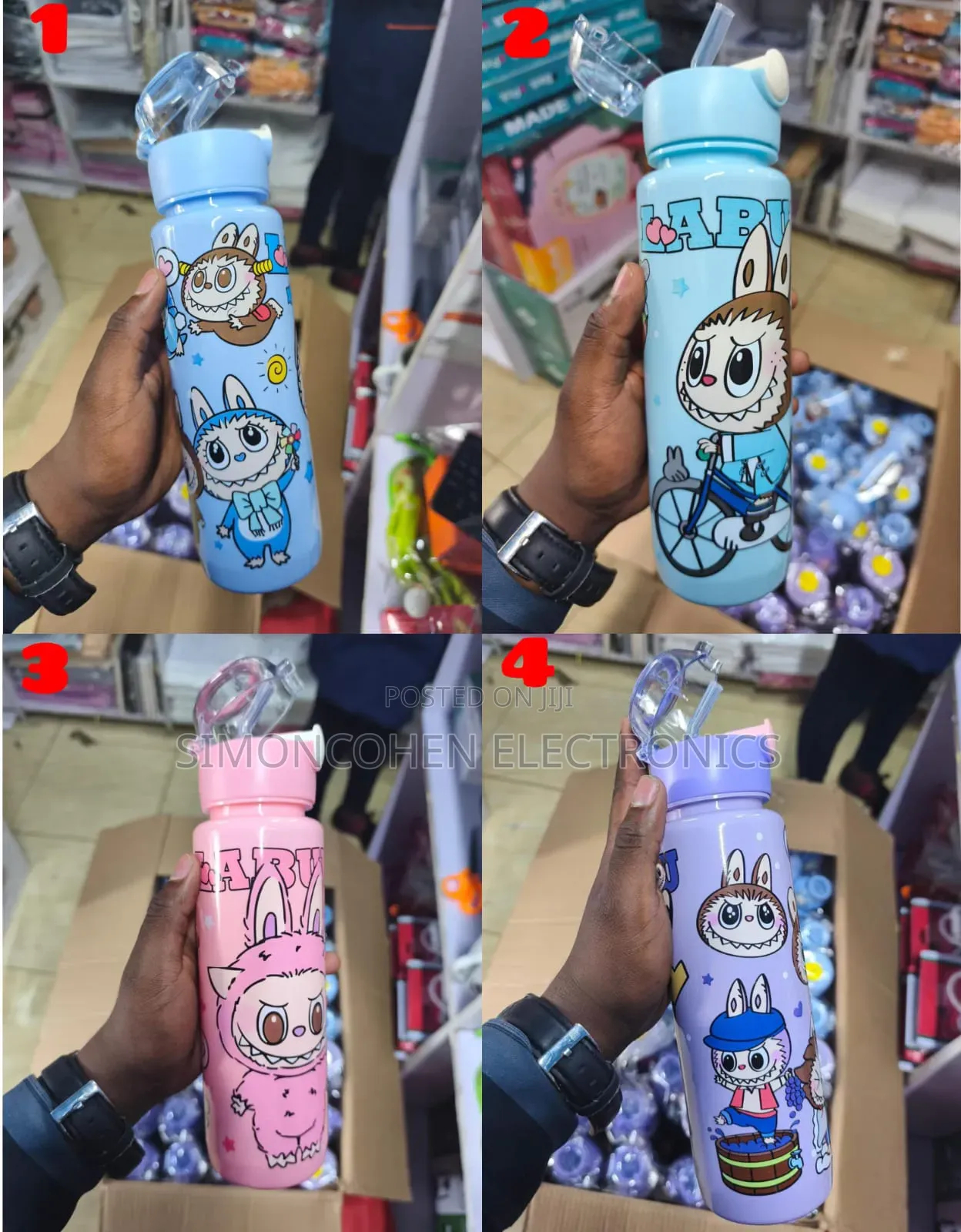700ml Portable Cartoon Labubu Water Bottle