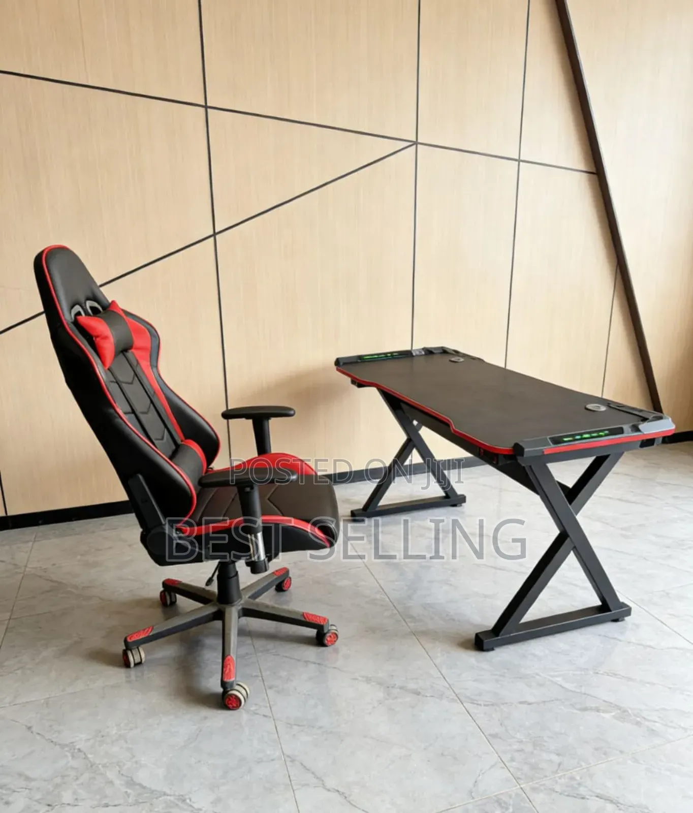 Adjustable Gaming Chair and Desk