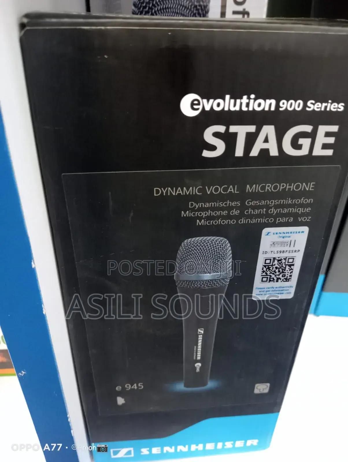 Sennheiser E 945 Super-Cardioid Dynamic Vocal Microphone