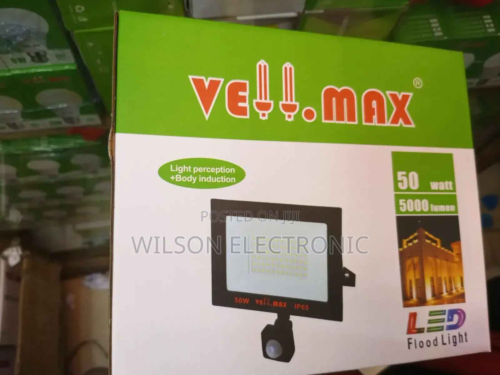 Vellmax Ac Floodlight With Motion Sensor. 50w