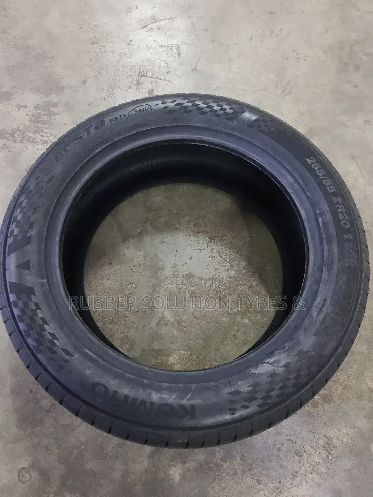255 /55 R20 Kumho Tyres Escta Ps71 X/L Made in Korea