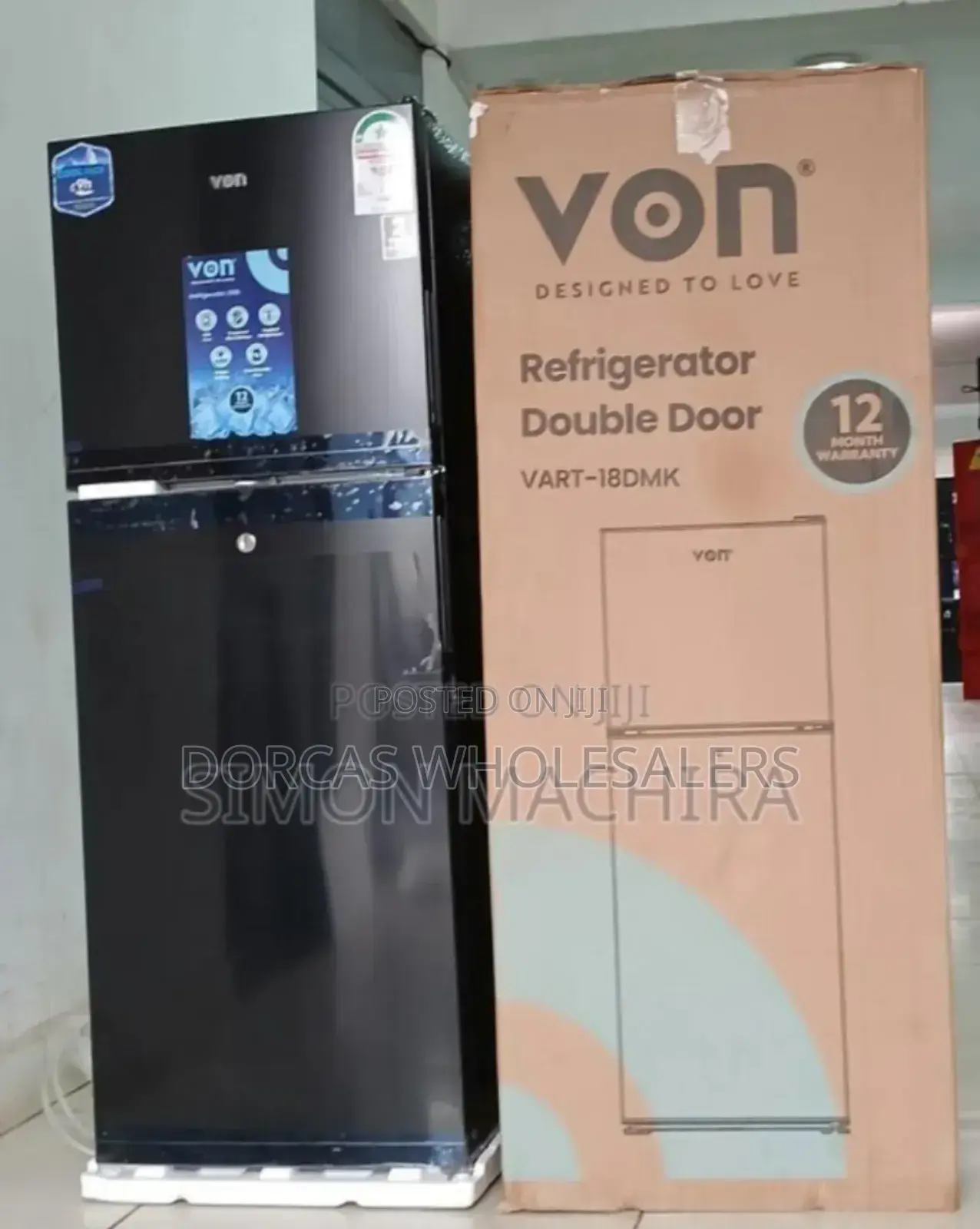 With 12months Warranty- Von 138l Fridge