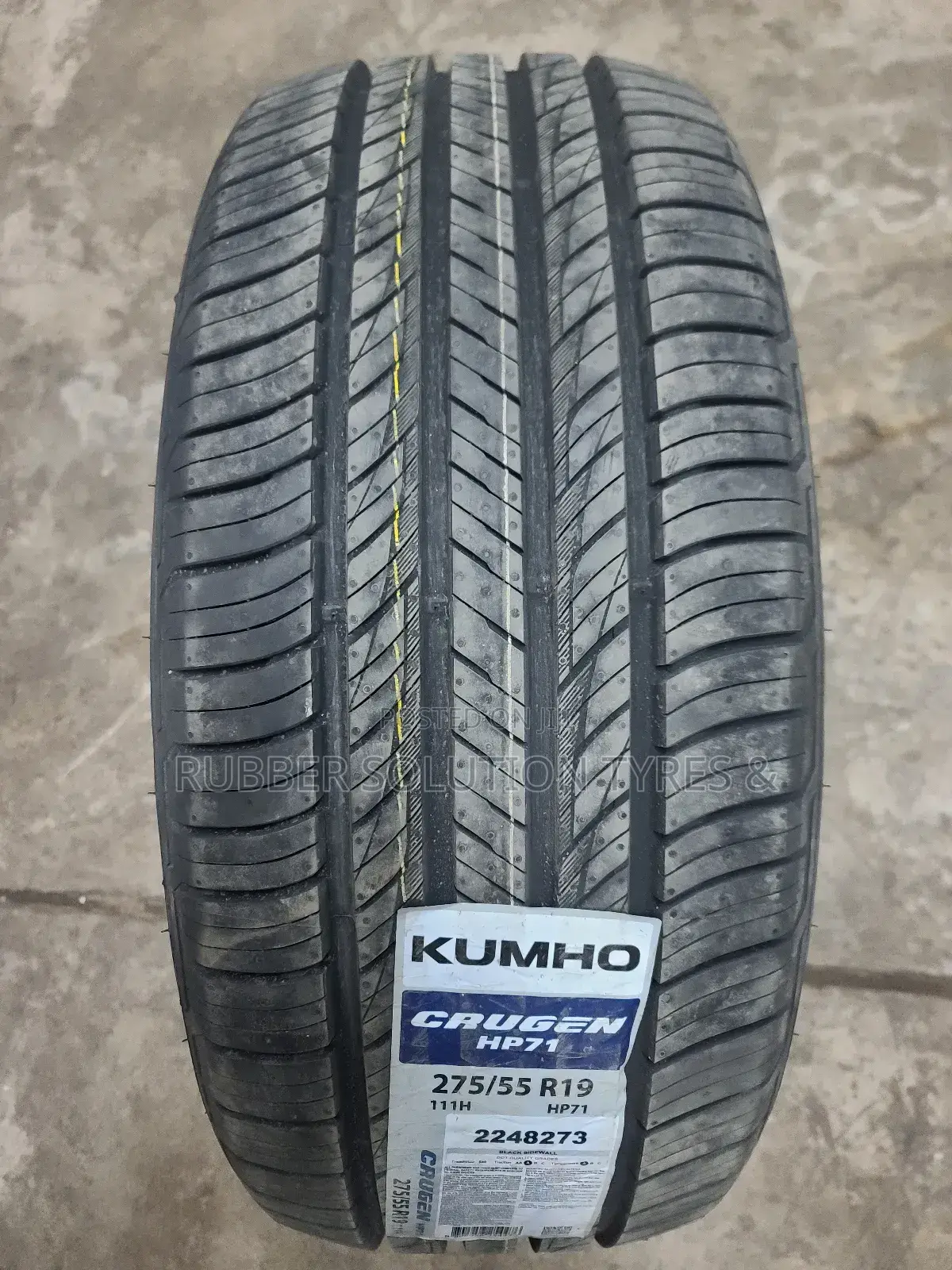 275/55 R19 Kumho Tyres 110y X/L Crugen H.P71