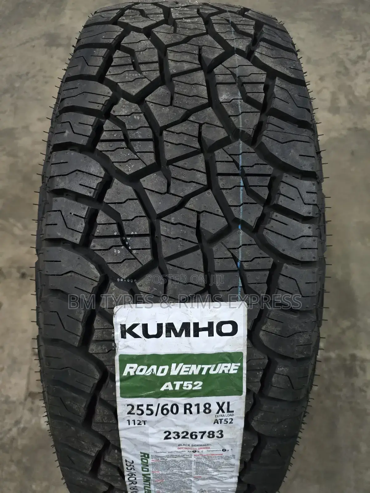255 /60 R18 Khumo Tyres (All Terrain)