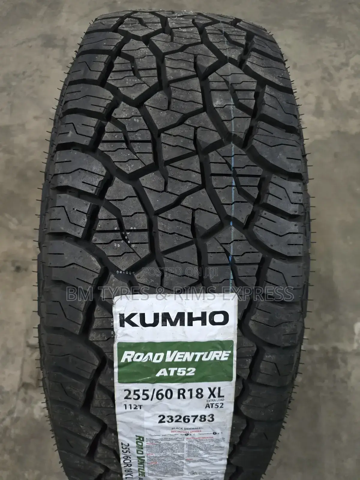 255 /60 R18 Khumo Tyres (All Terrain)