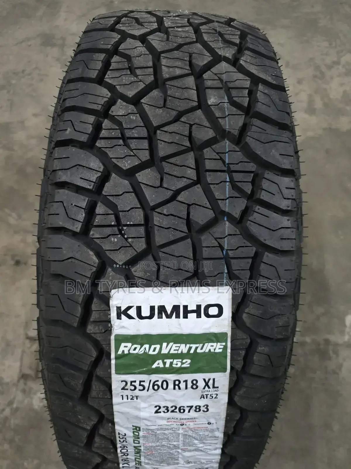 255 /60 R18 Khumo Tyres (All Terrain)