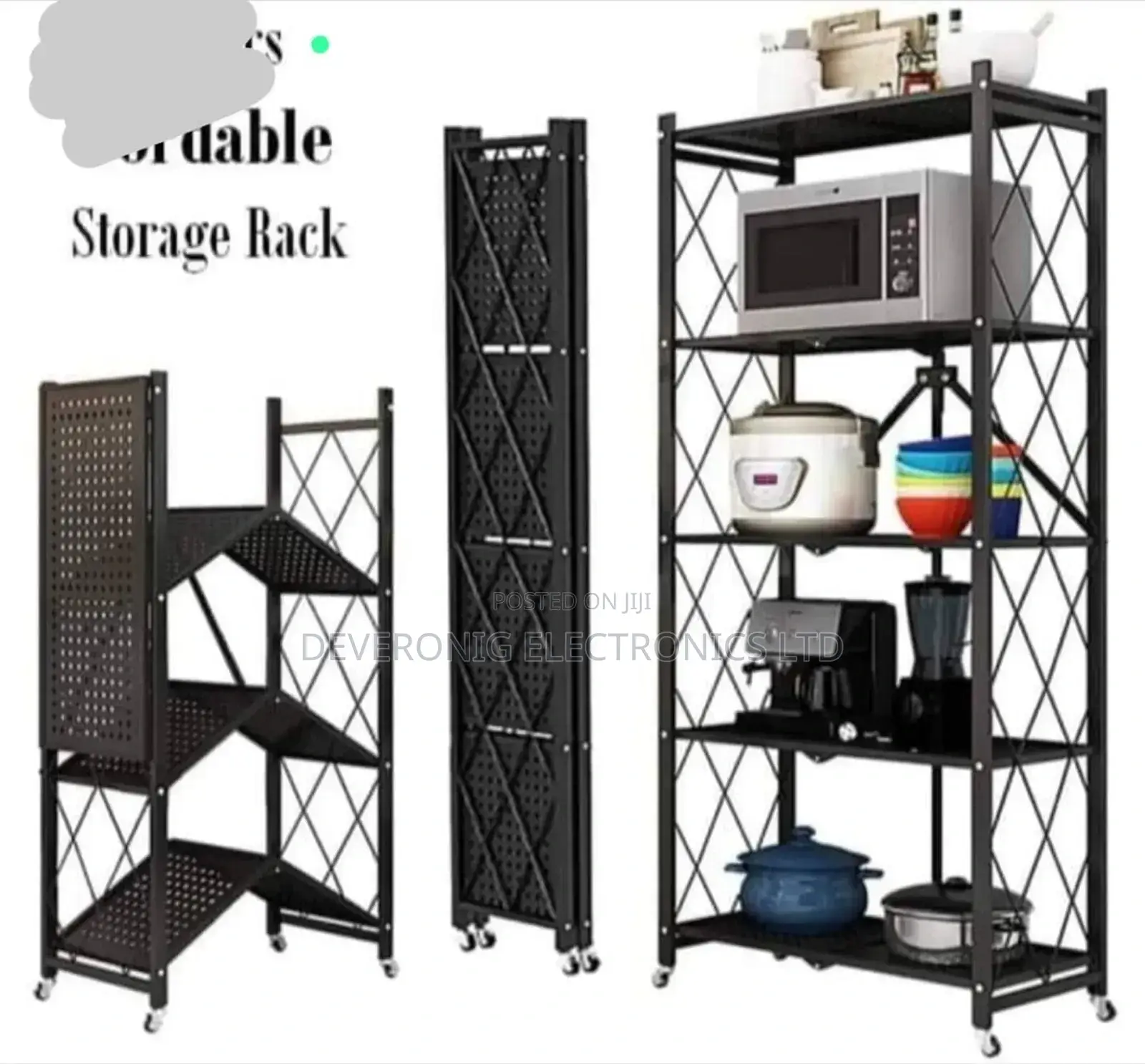 5layer Foldable Storage Rack Available