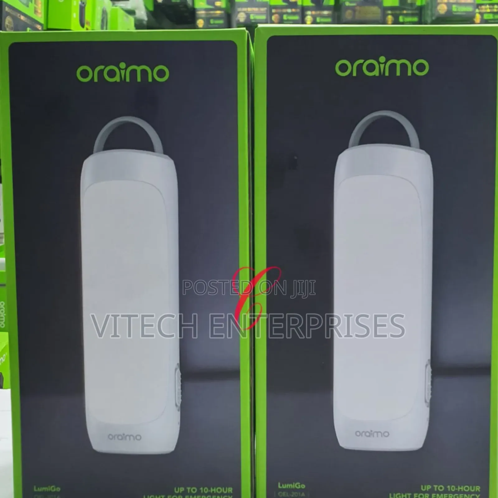 Oraimo Lumigo Oel-201a 300 Lumens Emergency Light That *Comes 2pcs*
