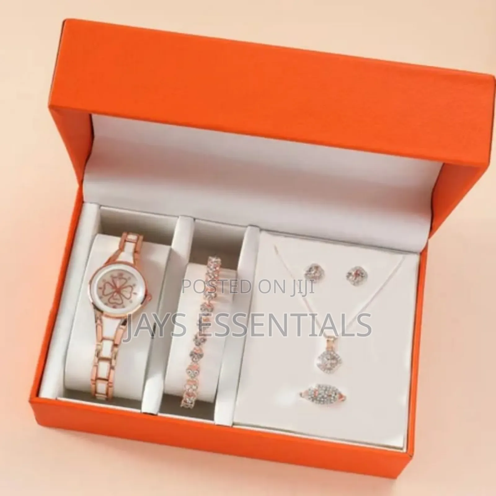 Luxury Jewellery Ladies Valentines Gift Set : Watch Bracelet Set