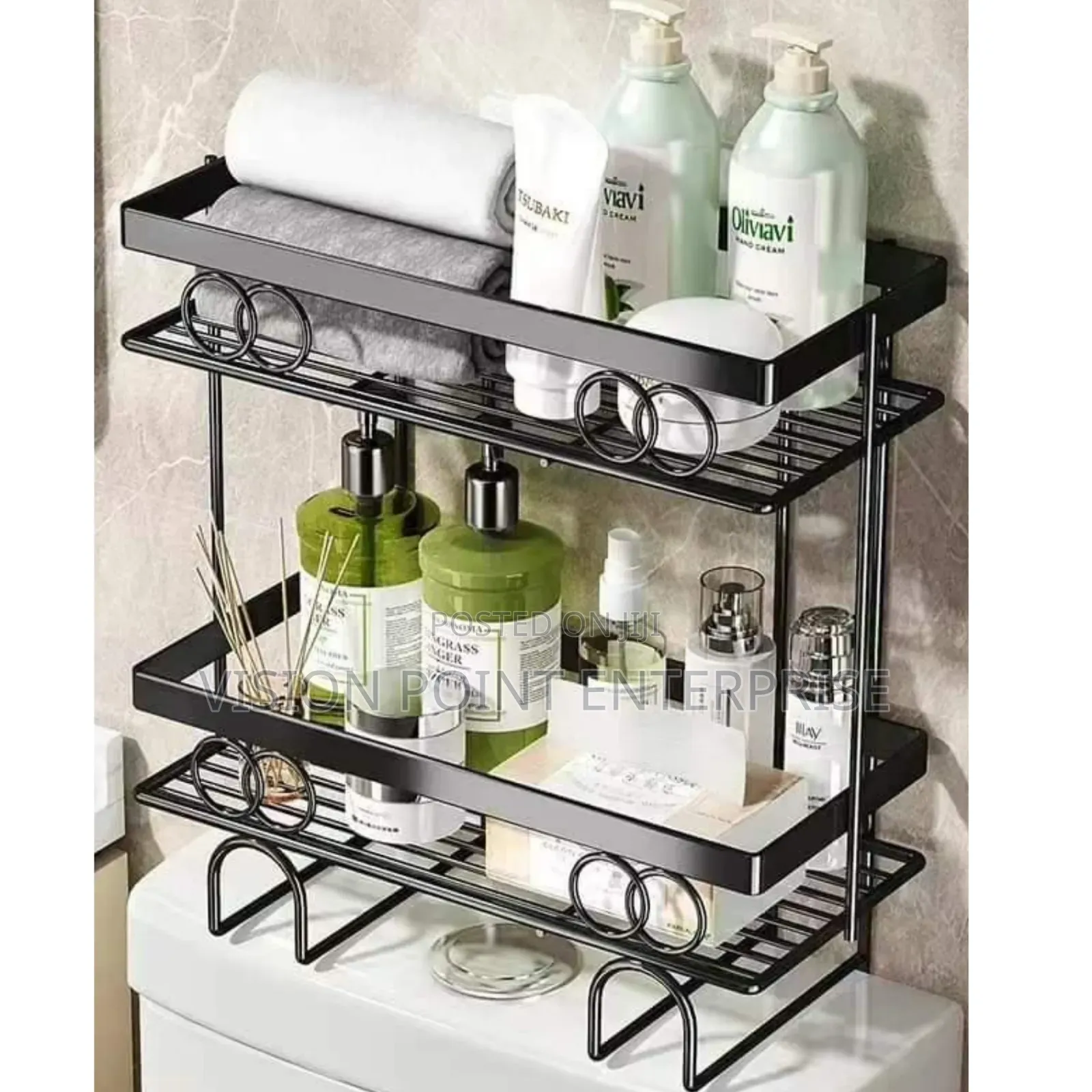 Metal Bathroom Storage/Shelf Toilet Organizer