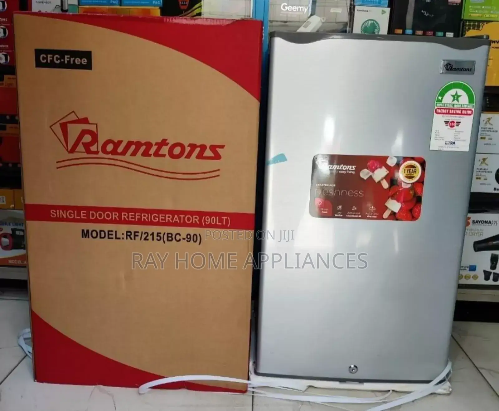 Ramtons 90litres Single Door Refrigerator