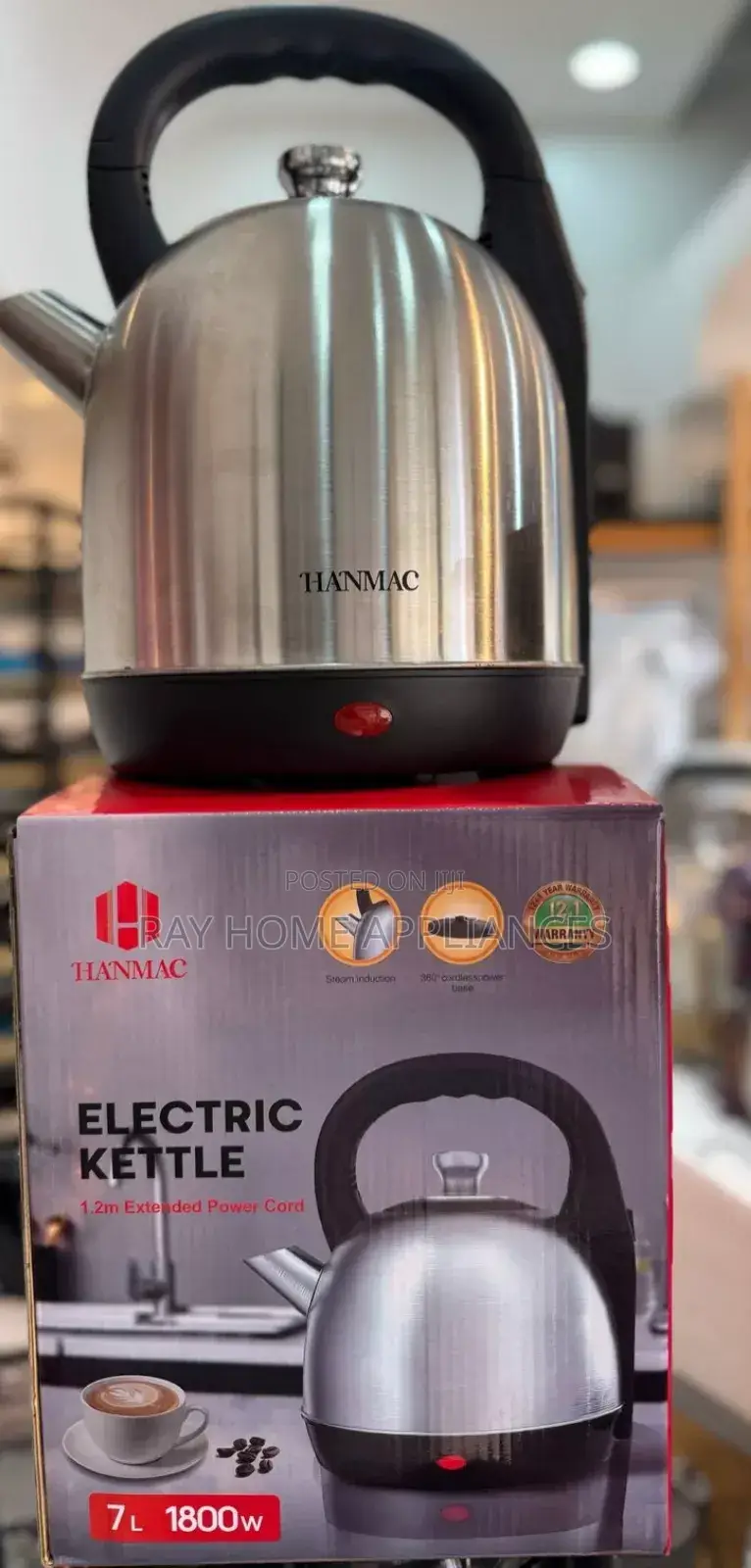 7litres Hanmac Cordless Electric Kettle