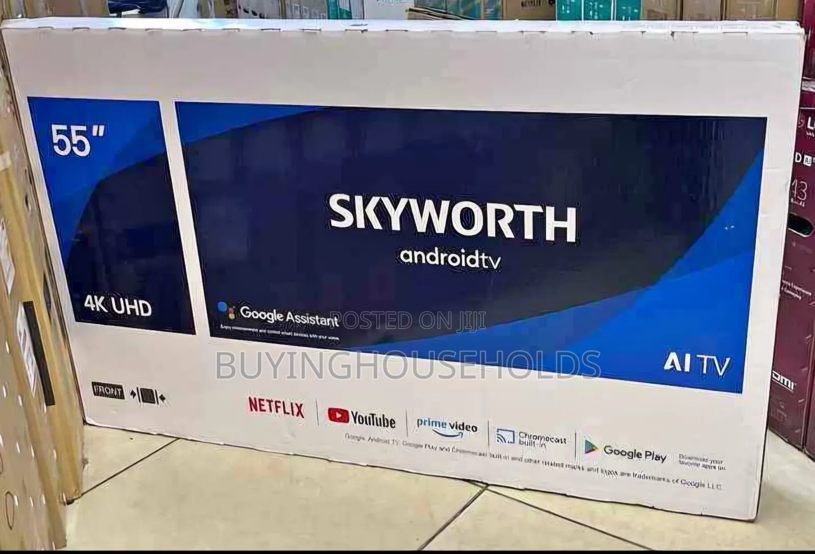 Skyworth 55" Smart Android Tv Uhd