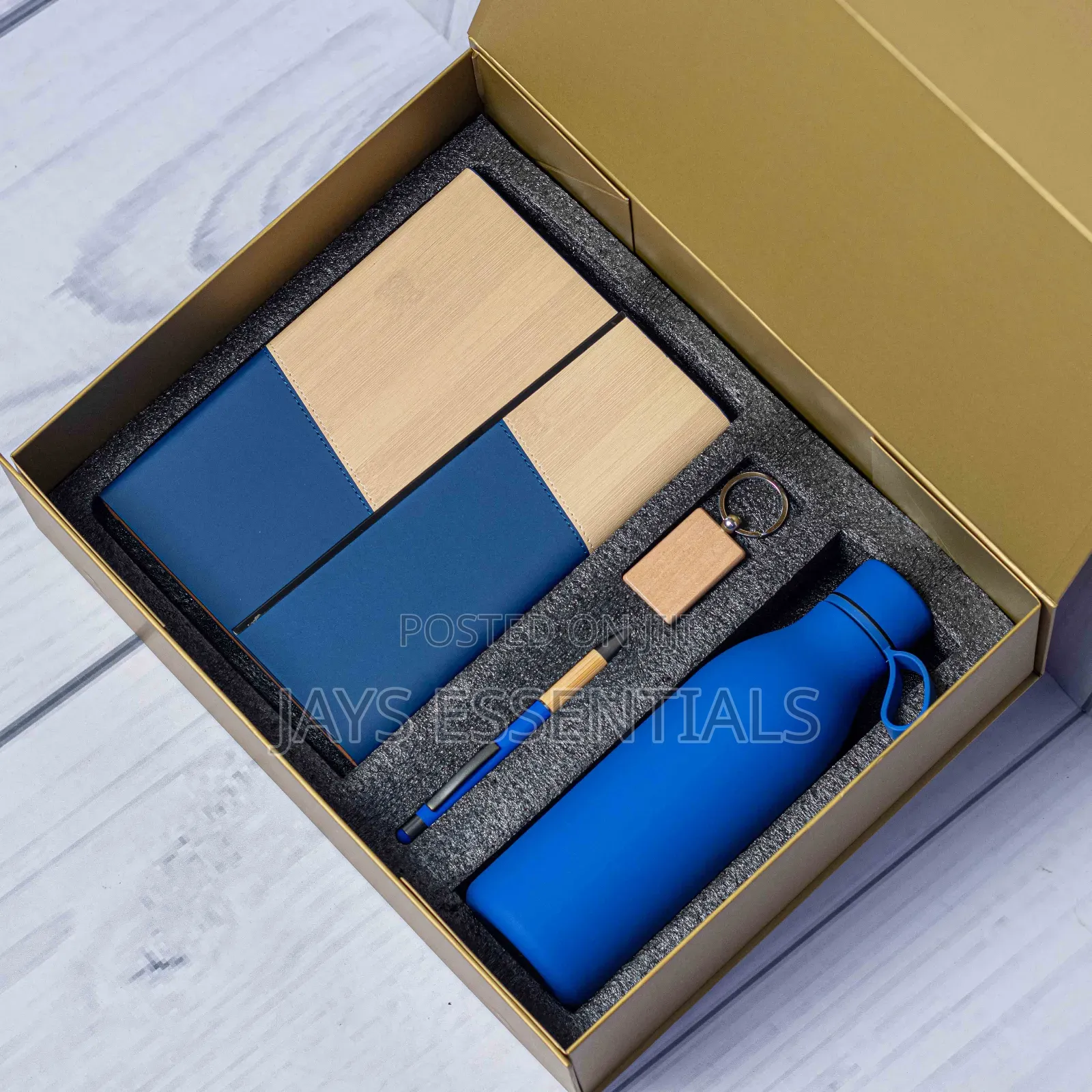 Signature Valentine Gift Set: Notebook, Thermo Bottle, Pen Key Holder