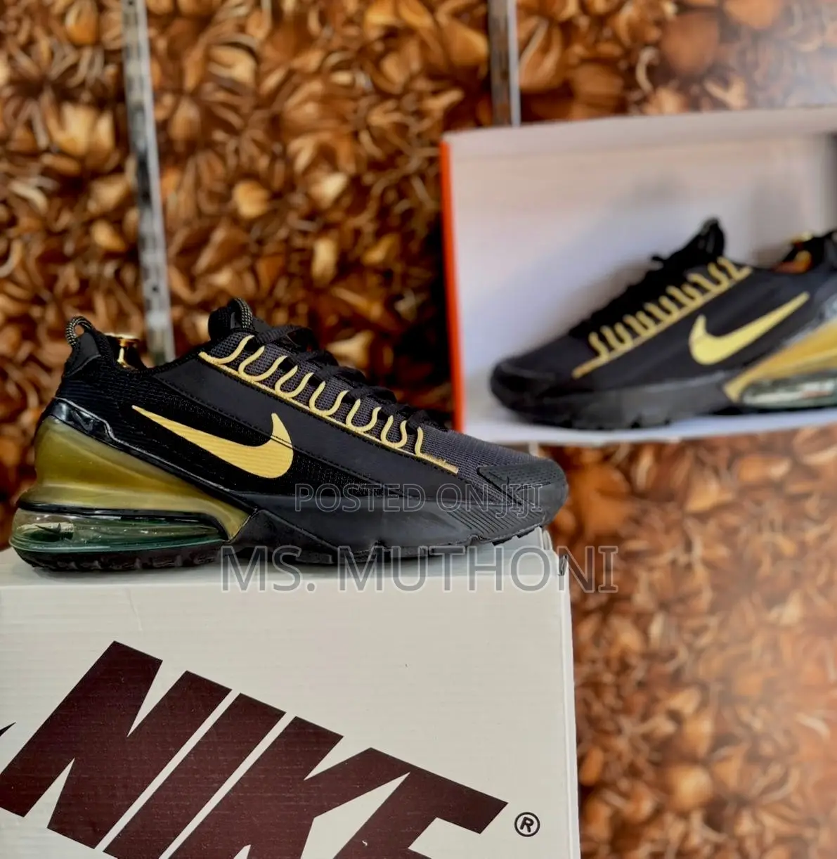 Nike Air Max 270 Pulse _Black Gold / Jungle 40 41 42 43 44 45