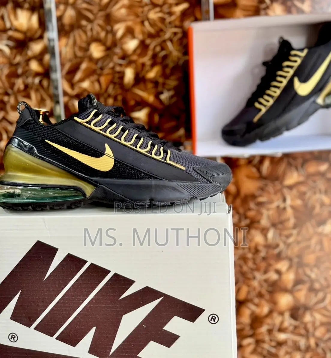 Nike Air Max 270 Pulse _Black Gold / Jungle 40 41 42 43 44 45