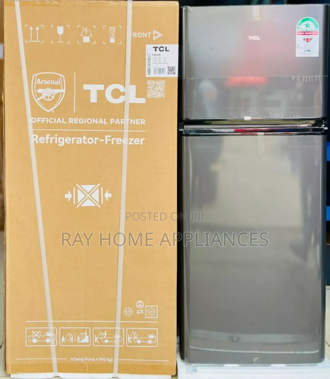TCL 118 Litres P163tm Double Door Refrigerator