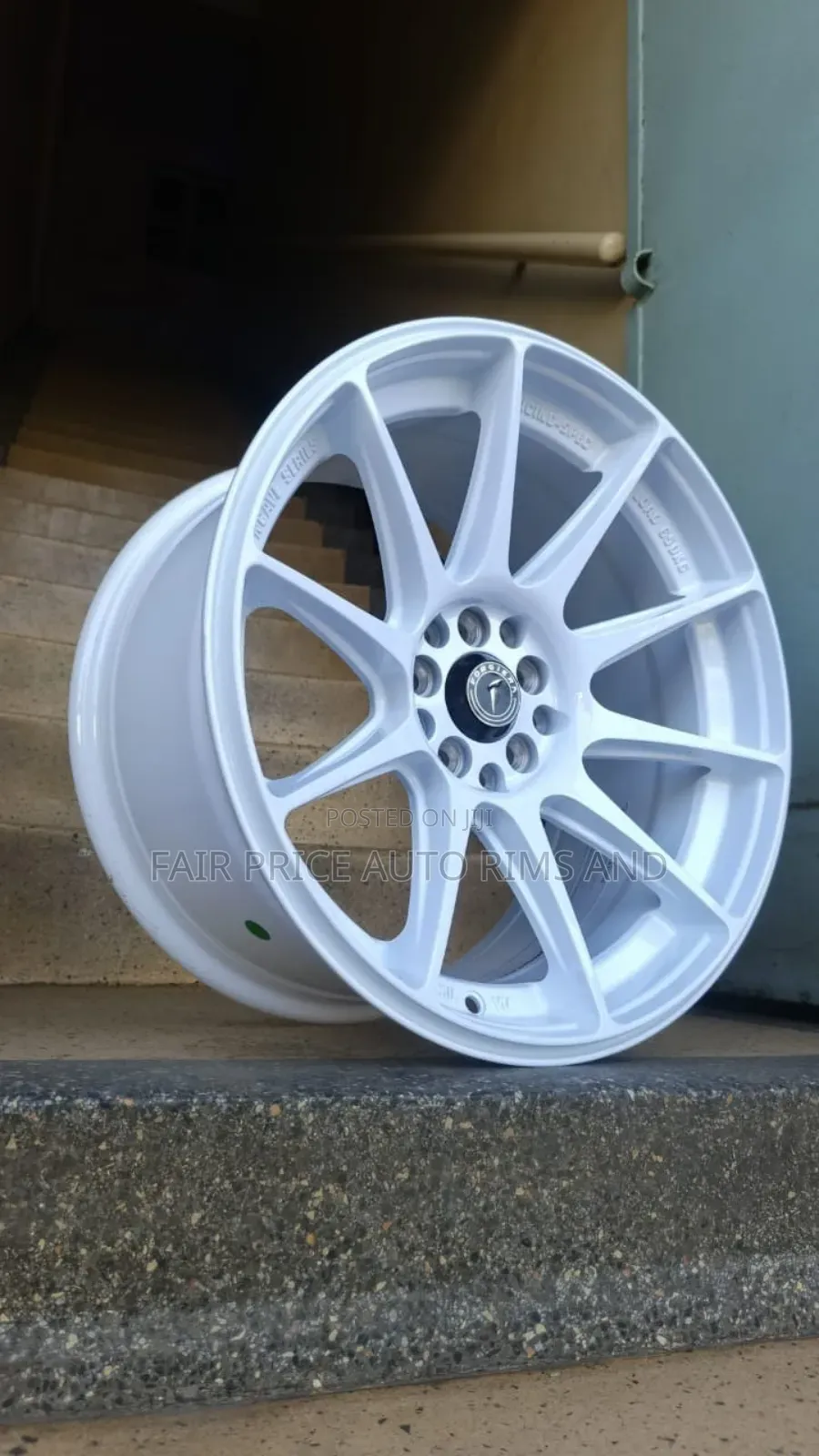 Size 17 Offset 9.0jj Sports Rims White
