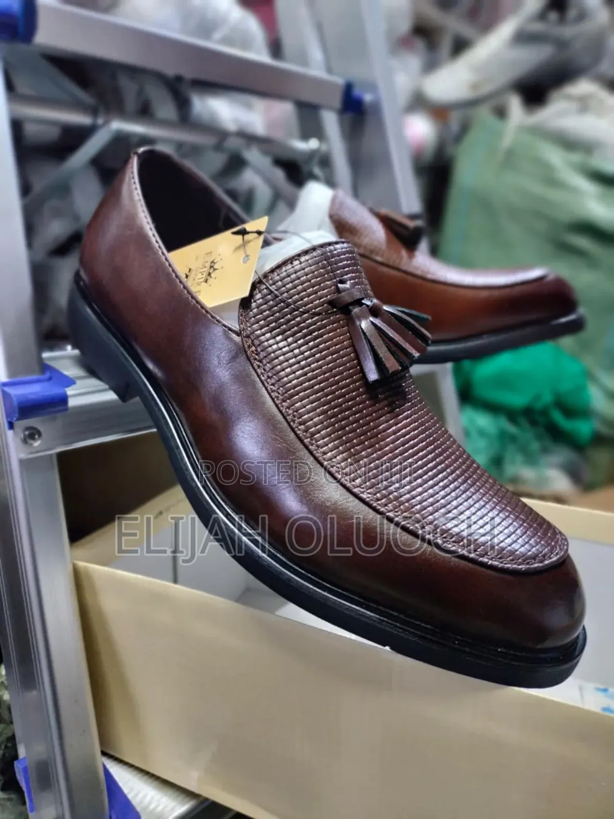 Brown Empire Leather Men Official Shoes